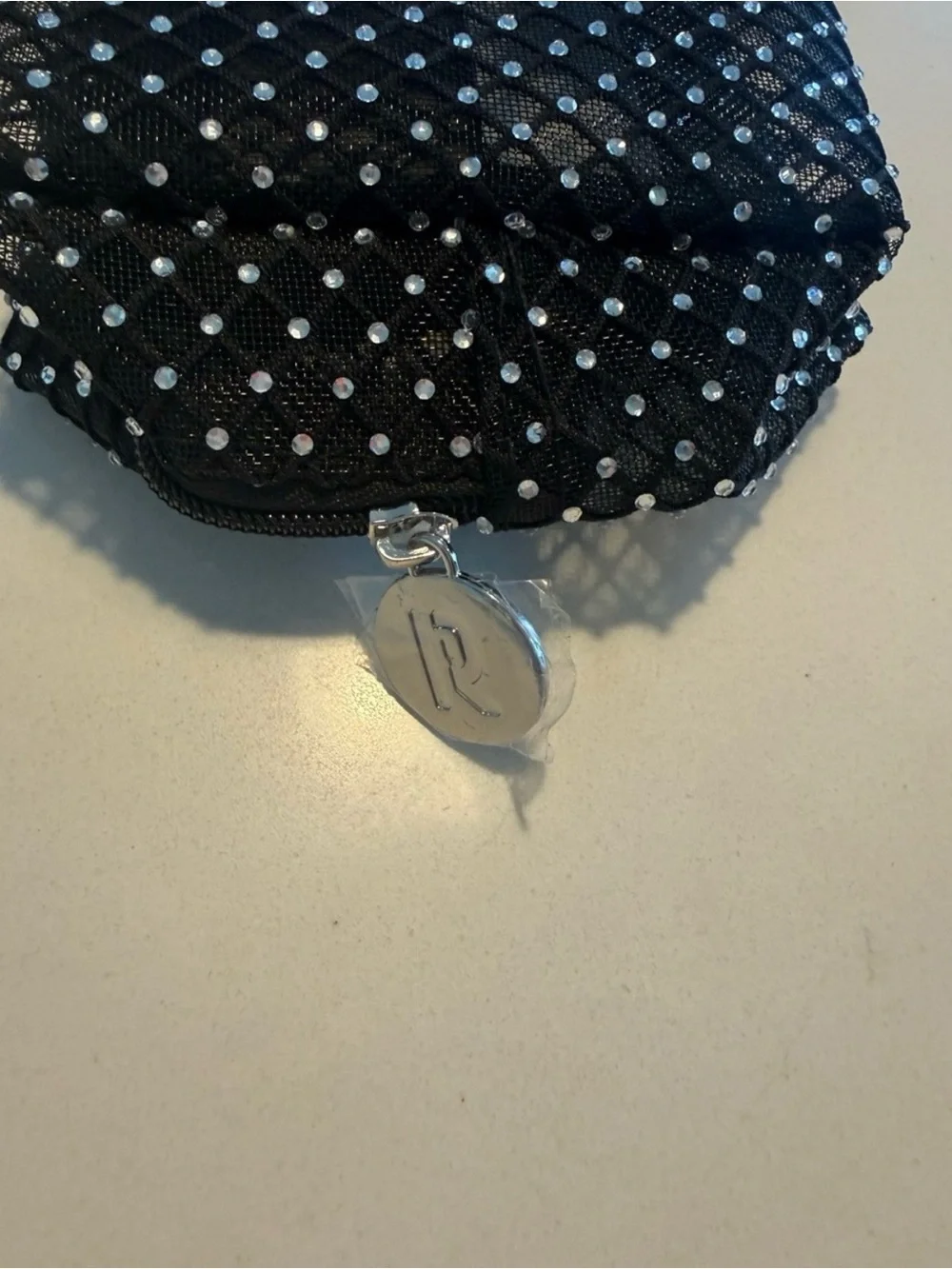 Rabanne Black Studded Cosmetic Pouch